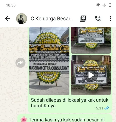 Pengiriman Papan Bunga Duka Rumah Duka Rs Mitra Keluarga