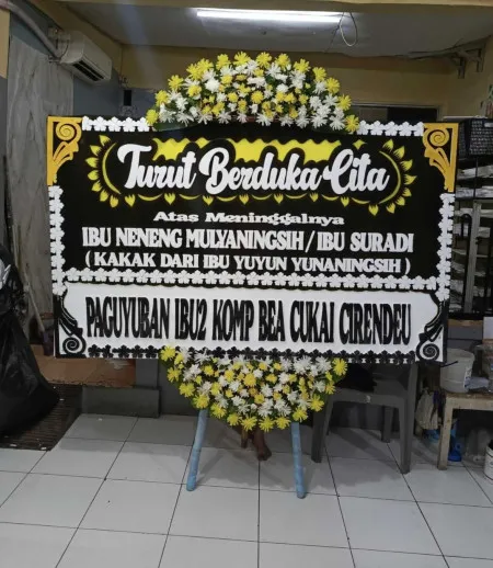 Papan Bunga Duka Rumah Duka Rs Mitra Keluarga