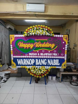 Papan Bunga di Rumah Duka Rs Mitra Keluarga