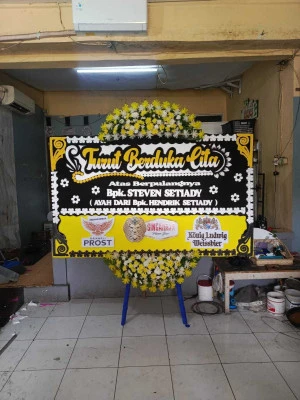 Papan Bunga di Rumah Duka Rs Mitra Keluarga