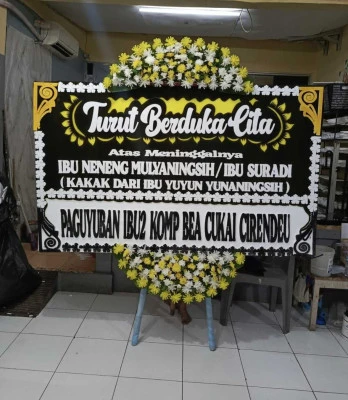 Papan Bunga di Rumah Duka Rs Mitra Keluarga